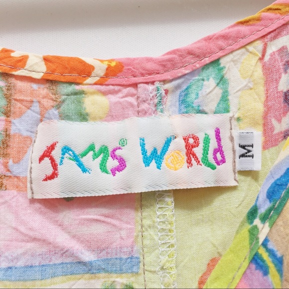 Jams World Colorful Bright Print Tank Dress - Picture 7 of 7